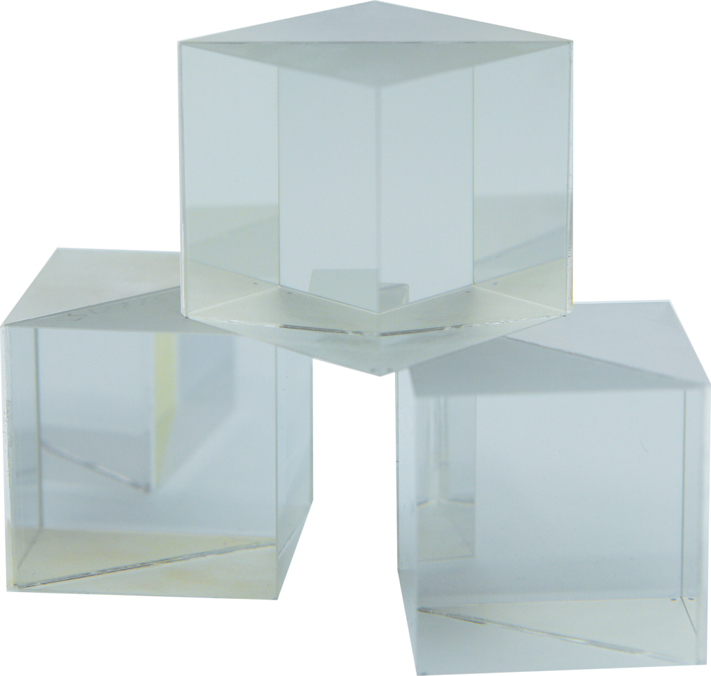 Polarizing beam splitter cubes for precision optical applications