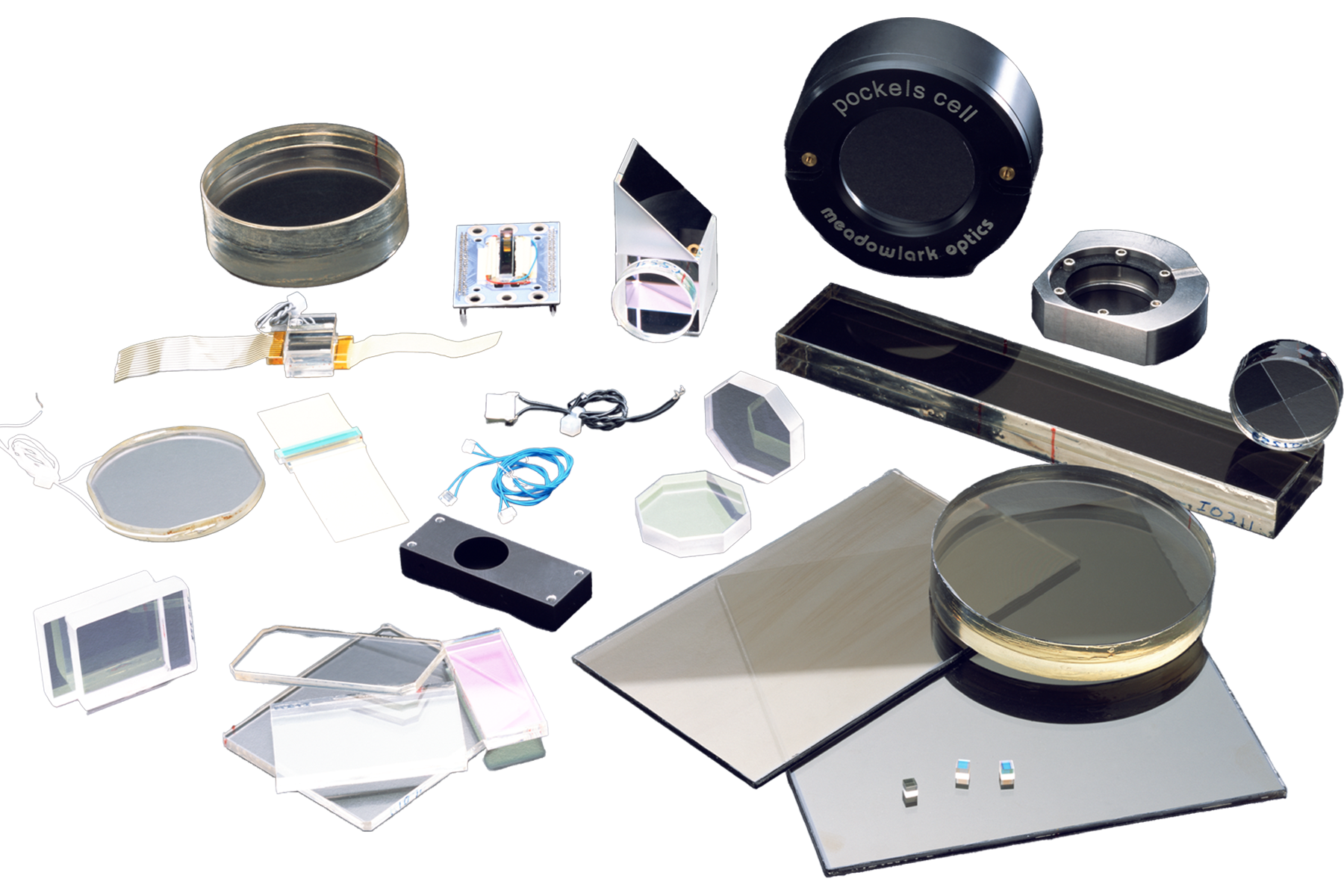 Spatial light modulator and precision optical components from Meadowlark Optics